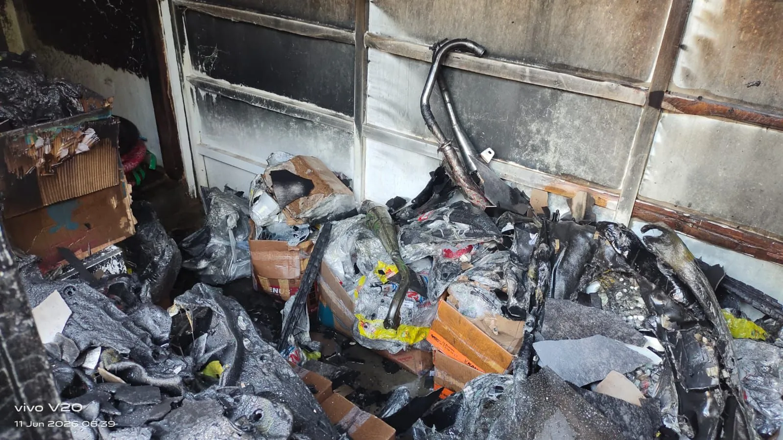Ibaz Motor Rembang Ludes Terbakar Dini Hari, Kerugian Menembus Rp 1,5 Miliar