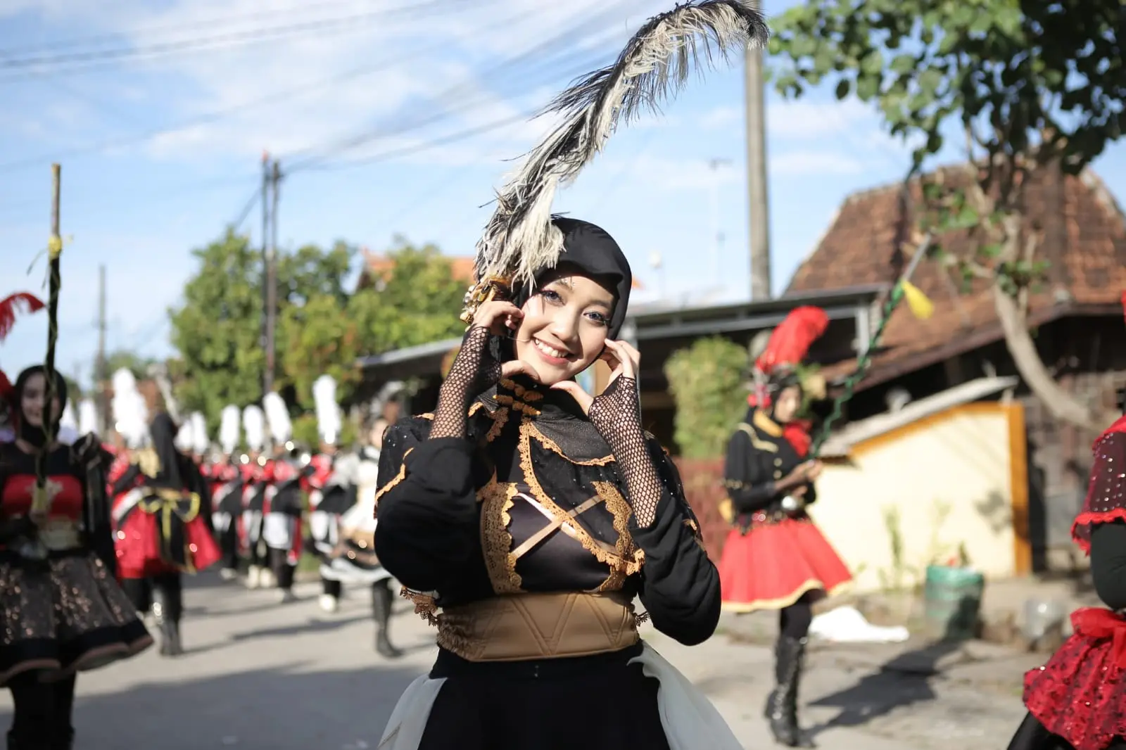 Balqies Iqa Nur Azizah, Majoret Groovy Drum Corps Pati yang Unjuk Kebolehan di Musim Karnaval