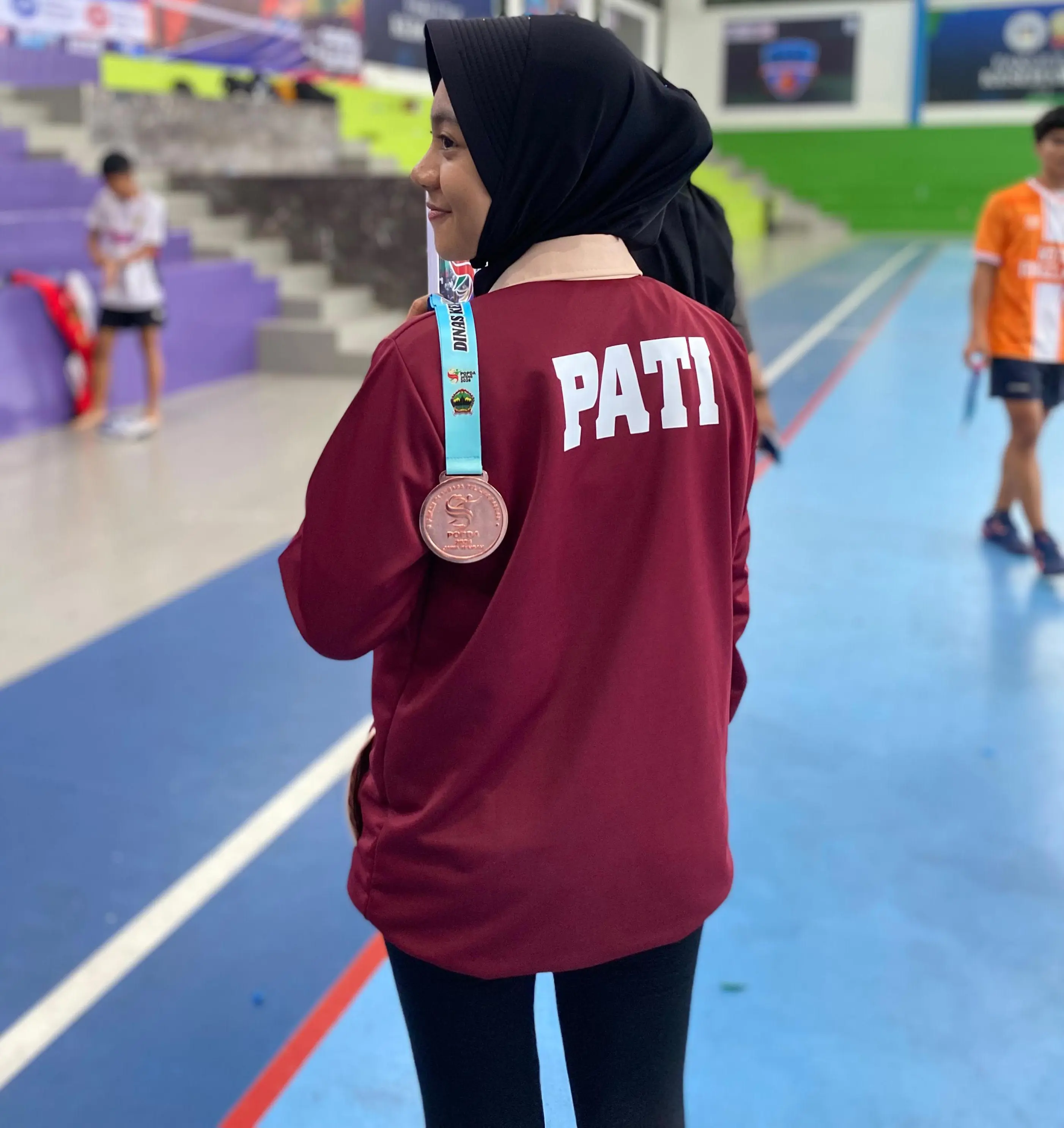 Cabor Tenis Meja Pati Raih Perunggu di Popda Jateng 2026