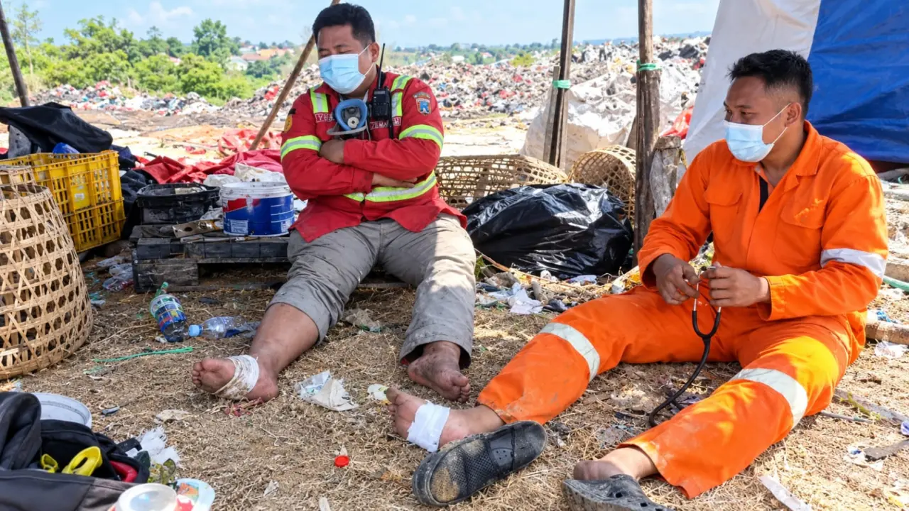 Bobroknya Pengelolaan Anggaran Rembang: Petugas Damkar Padamkan Api Tanpa Proteksi Layak
